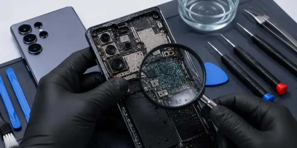 Samsung phone water damage repair