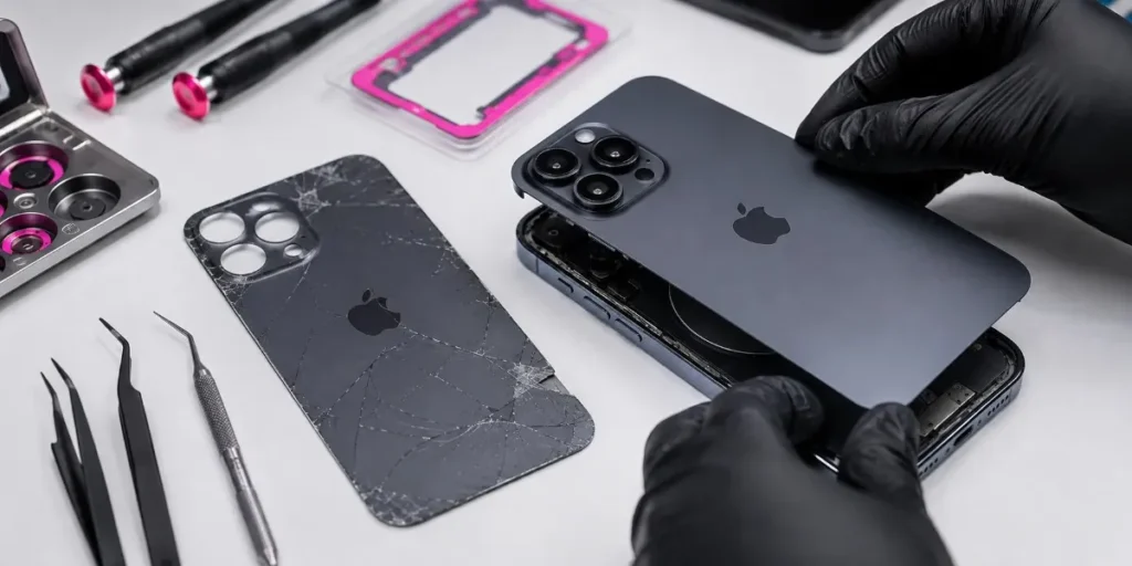 iPhone back glass replacement Swansea